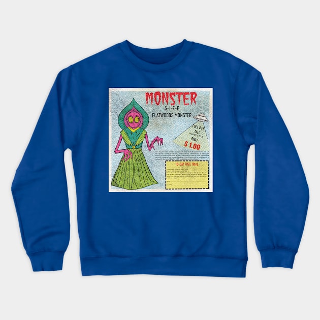 Flatwoods Monster Crewneck Sweatshirt by Cottage 13 Designs